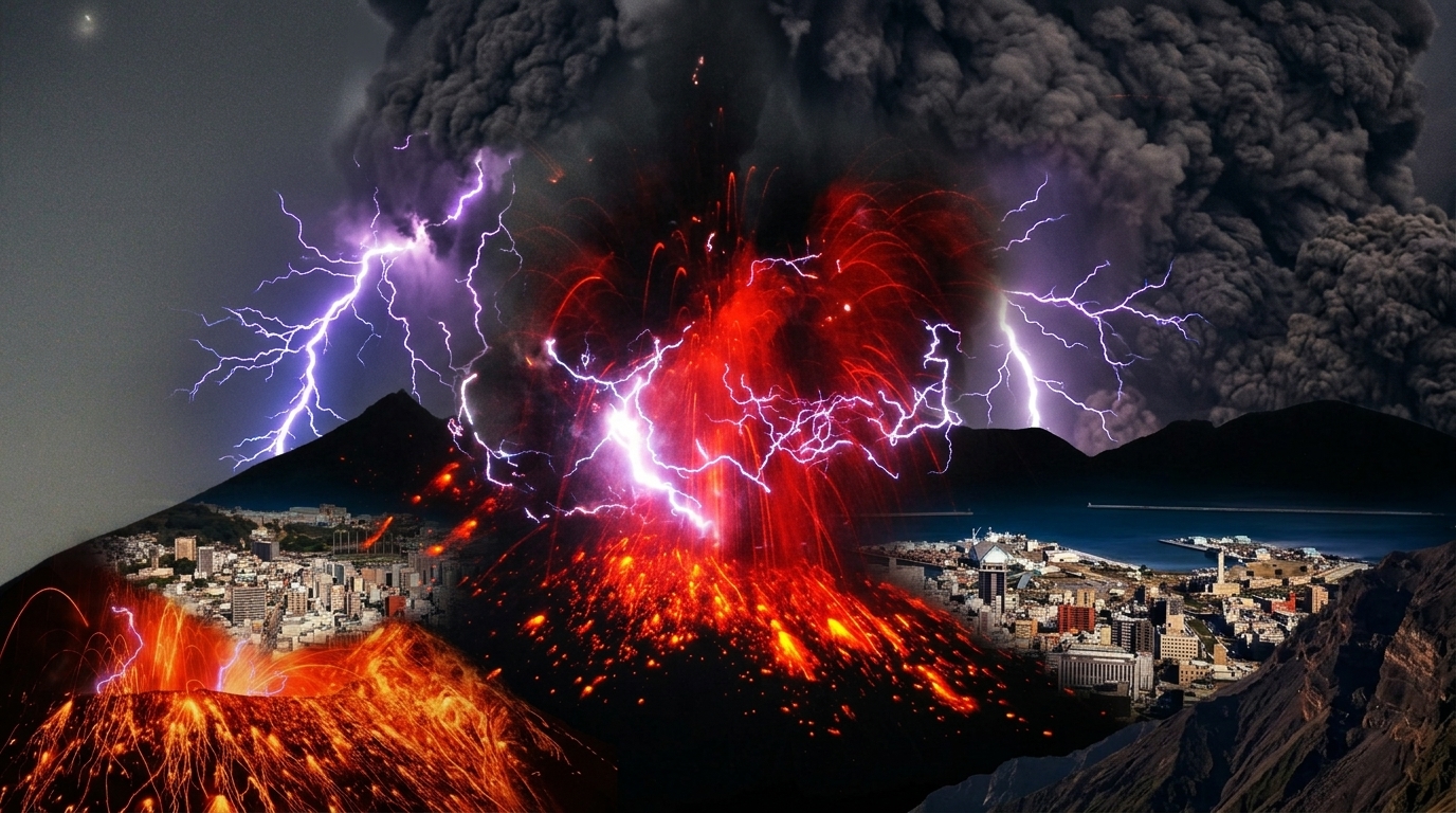 Fenomena Dirty Thunderstorm: Letusan Kilat di Abu Gunung Berapi Sakurajima