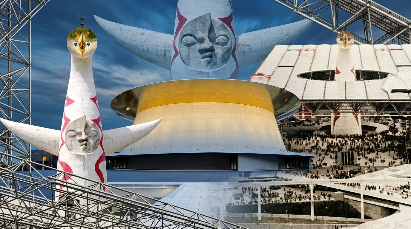 Ilusi Arkitektur Ekspo Osaka: Keajaiban Seni & Geometri Shining Hat Expo Hall