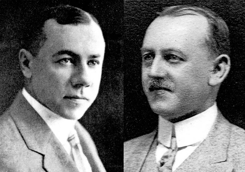 C. W. Rapp dan George L. Rapp daripada firma arkitek Rapp & Rapp