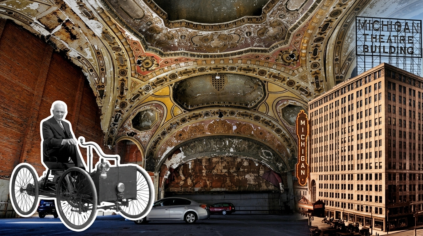 Michigan Theatre Detroit: Teater Mewah Jadi Garaj Kereta