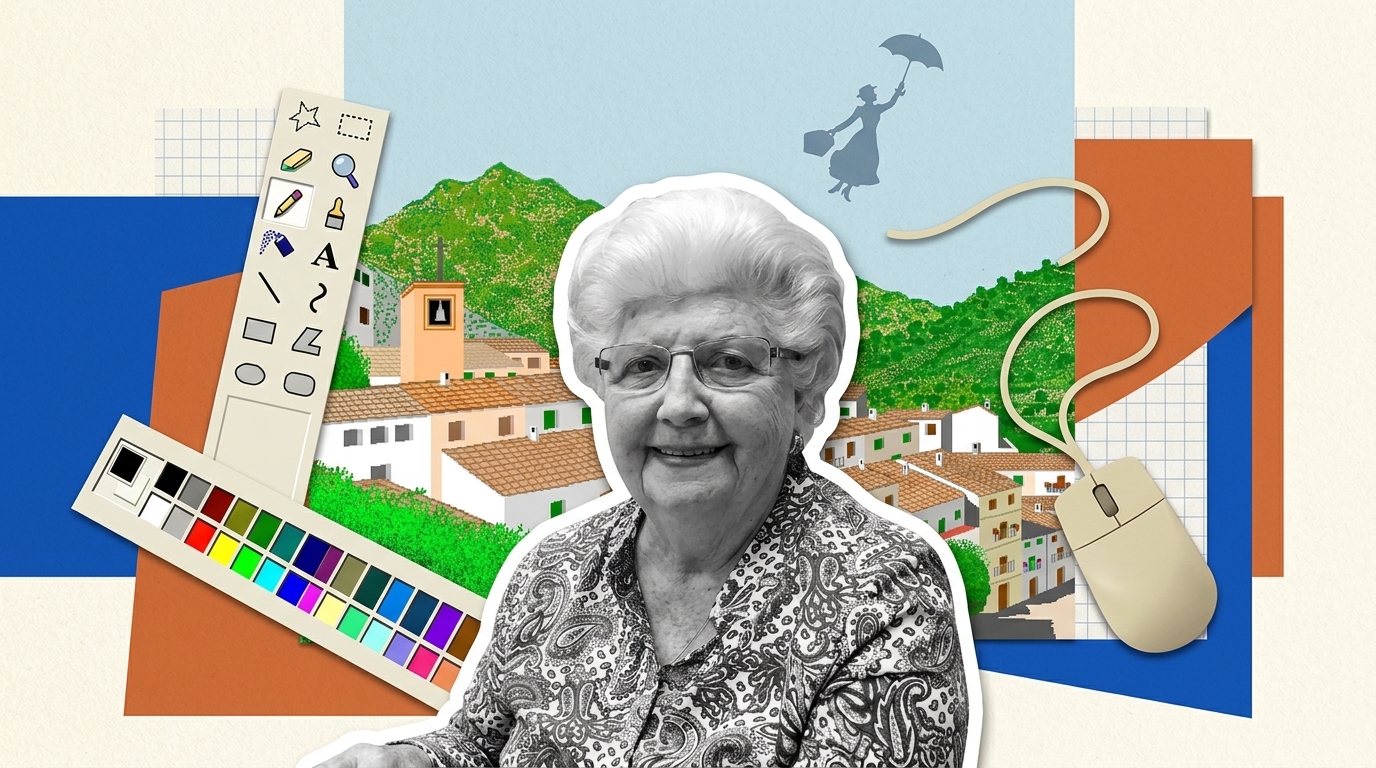 Kisah Nenek 92 Tahun Cipta Seni Menakjubkan Guna MS Paint Diiktiraf Disney
