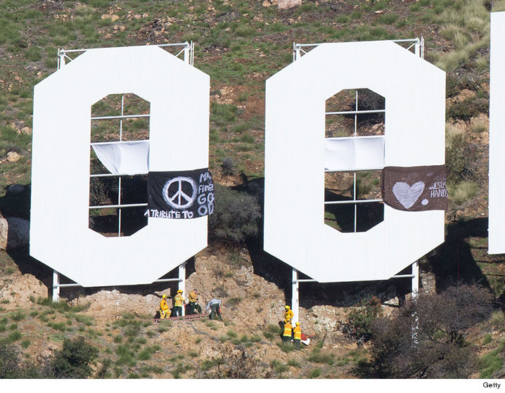 Papan tanda Hollywood diubah menjadi Hollyweed kali kedua pada tahun 2017