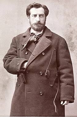 Potret pengukir Perancis Frédéric-Auguste Bartholdi
