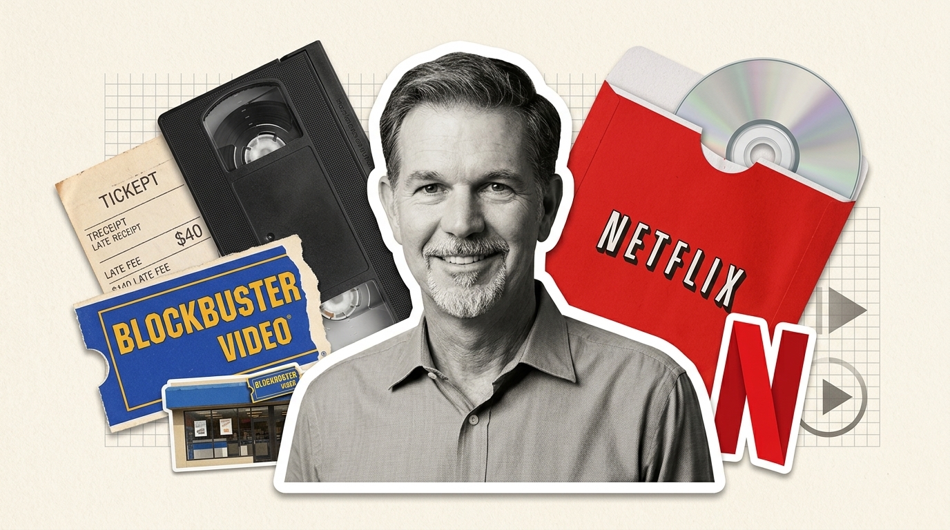 Kisah Pengasas Netflix & Denda $40 Lewat Hantar Pita VHS Blockbuster