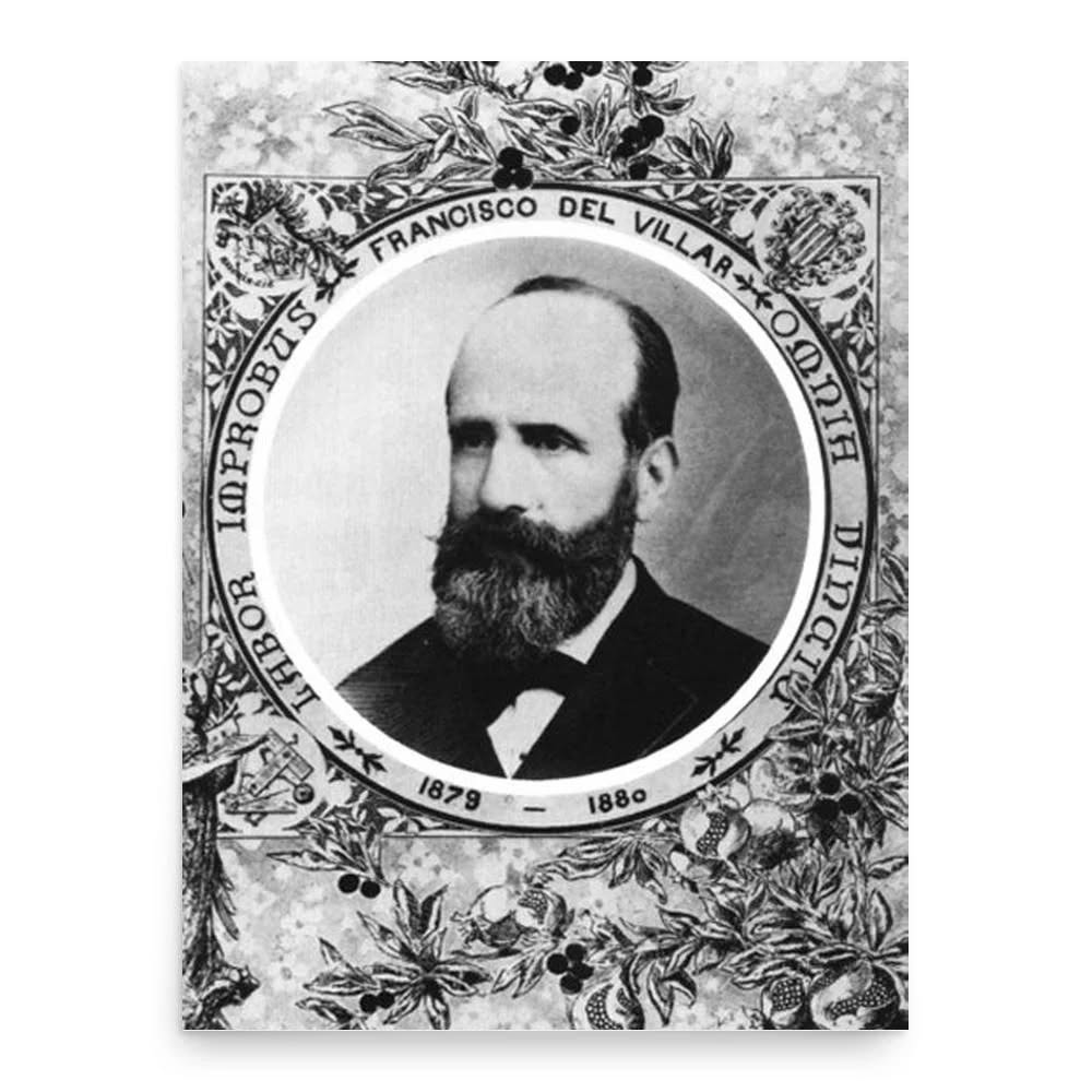 Potret arkitek tersohor Sepanyol Antoni Gaudí