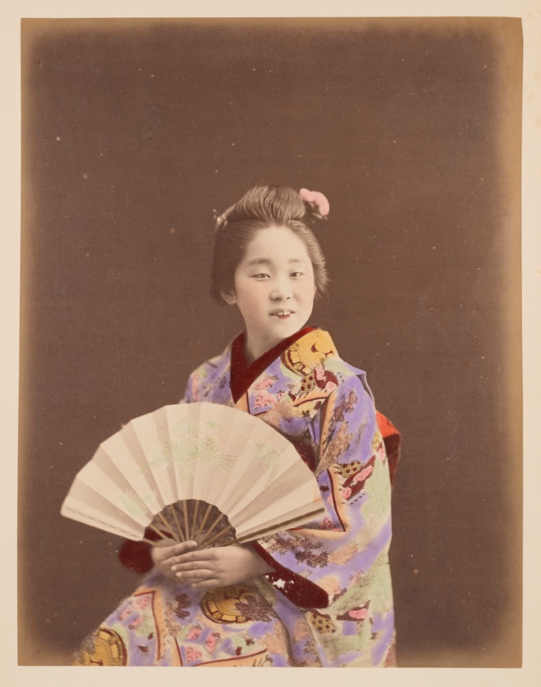 Seni lukisan ukiyo-e penggunaan kipas