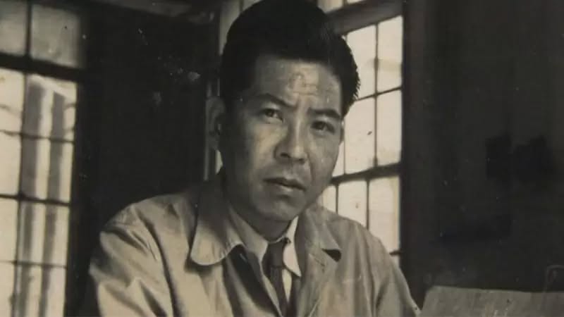 Potret Tsutomu Yamaguchi ketika berusia 29 tahun sebagai jurutera Mitsubishi Heavy Industries