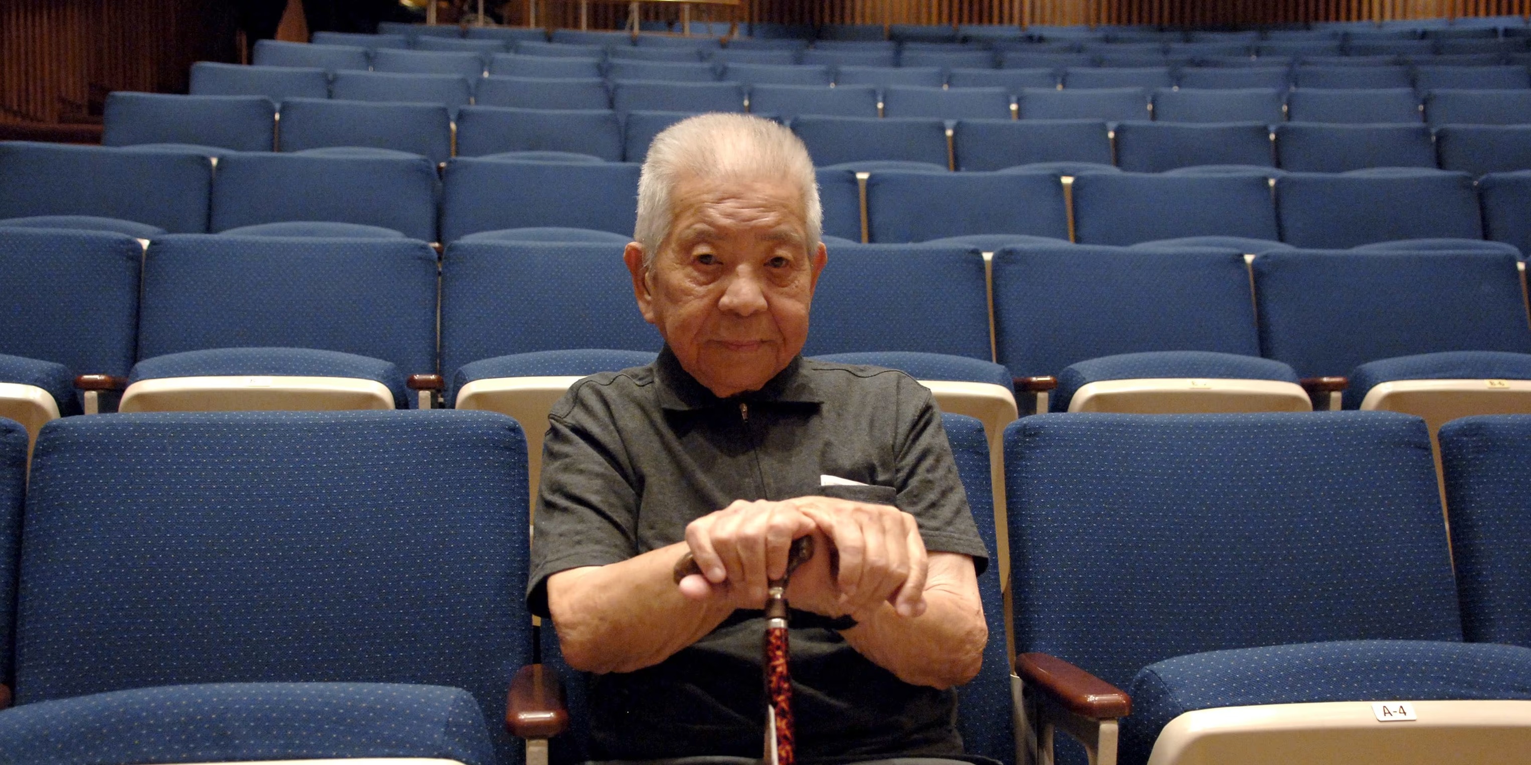 Tsutomu Yamaguchi di dewan persidangan keamanan