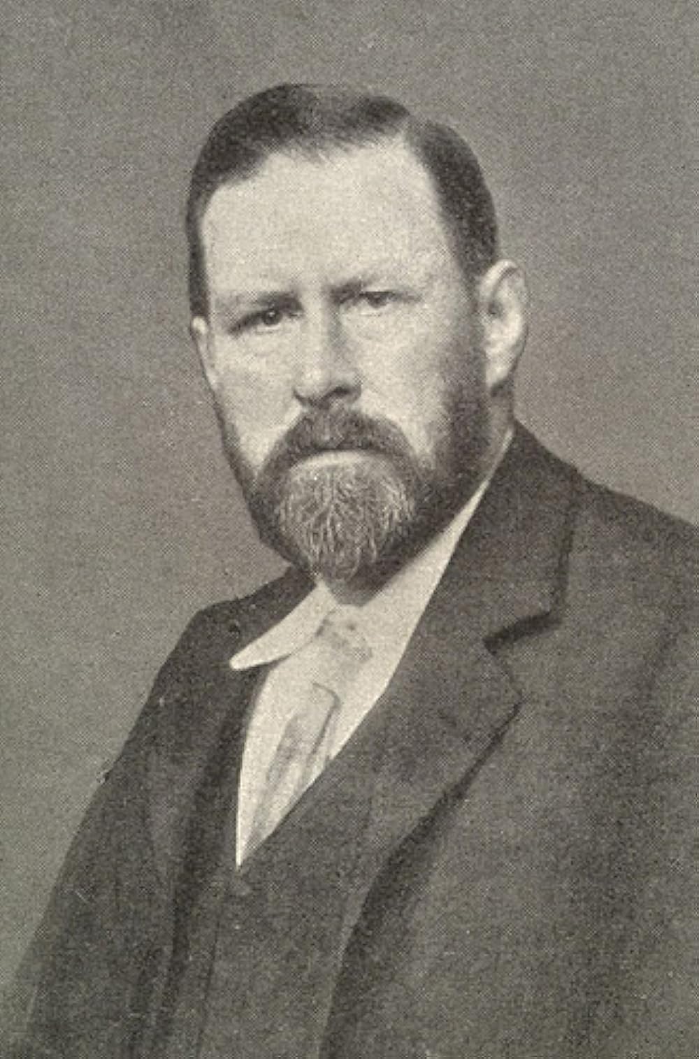 Potret pengarang novel Dracula, Bram Stoker